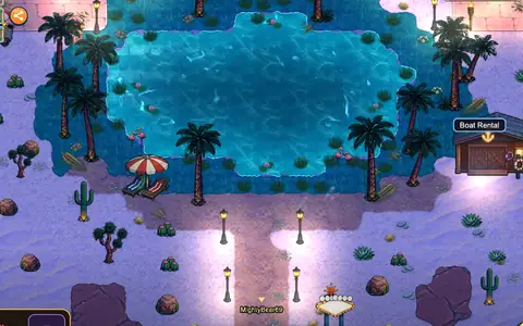 A screenshot of Desert Oasis