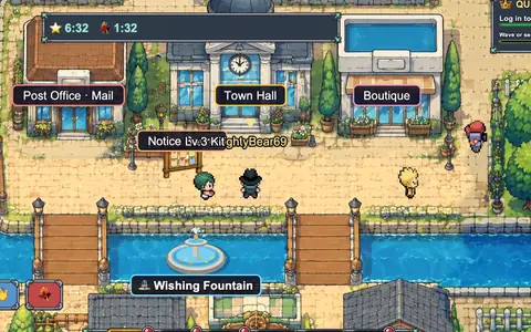 A screenshot of Townoz Square