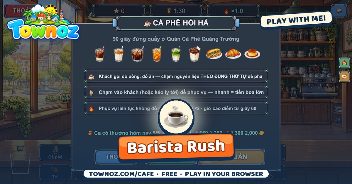 Barista Rush game cover