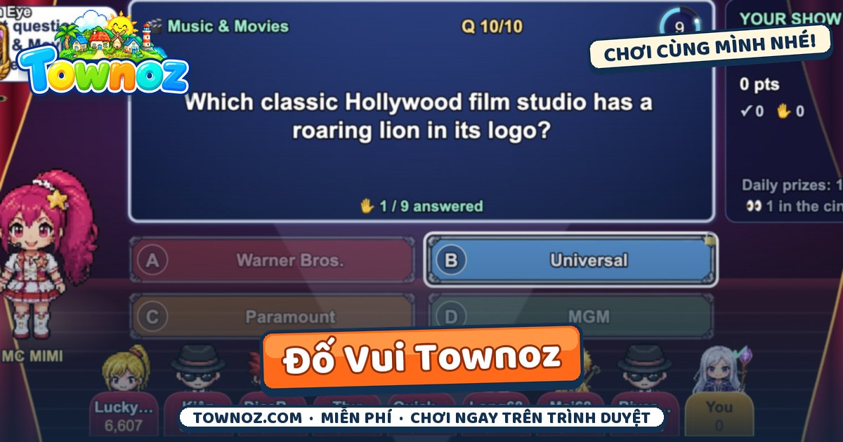 Townoz · Đố Vui Townoz