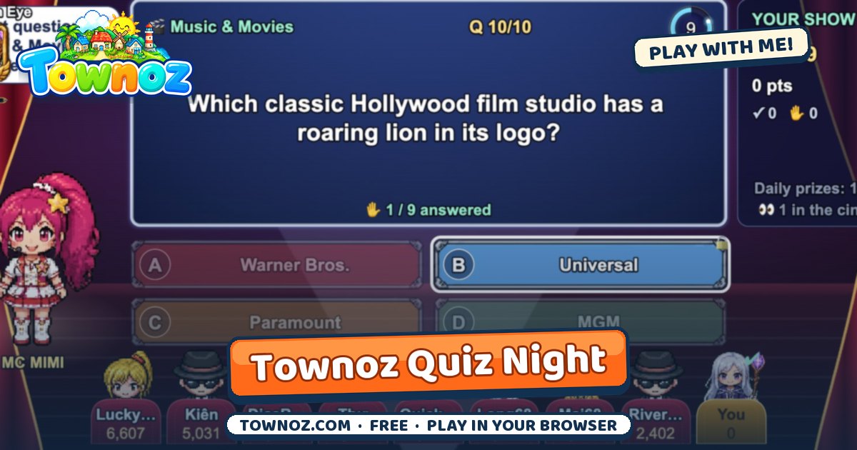 Townoz · Townoz Quiz Night
