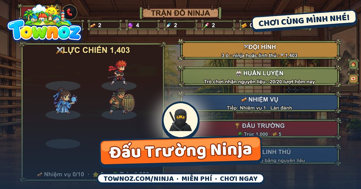 Ảnh giới thiệu game Đấu Trường Ninja