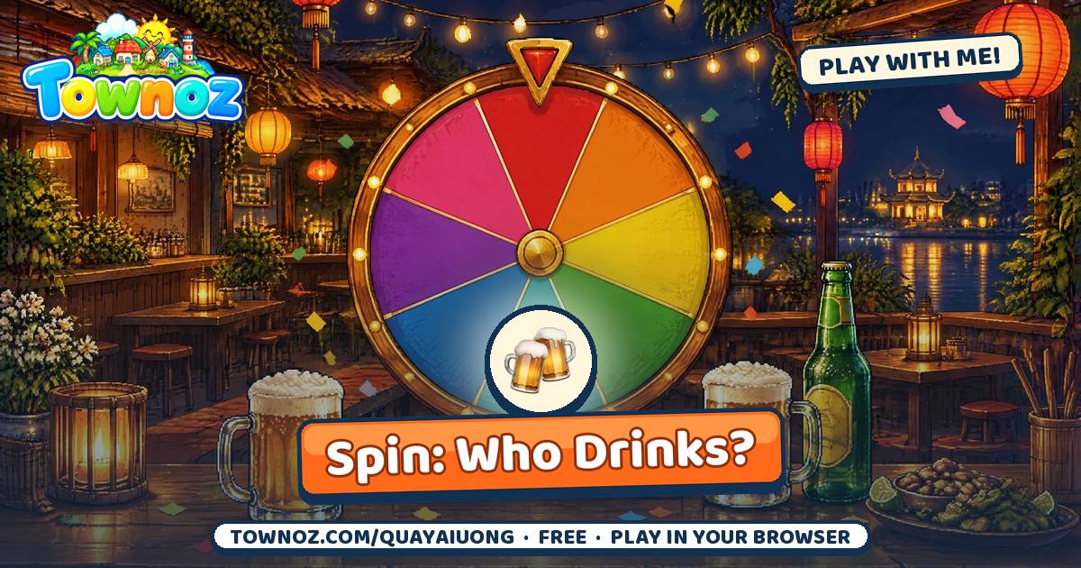 Spin: Who Drinks? game cover